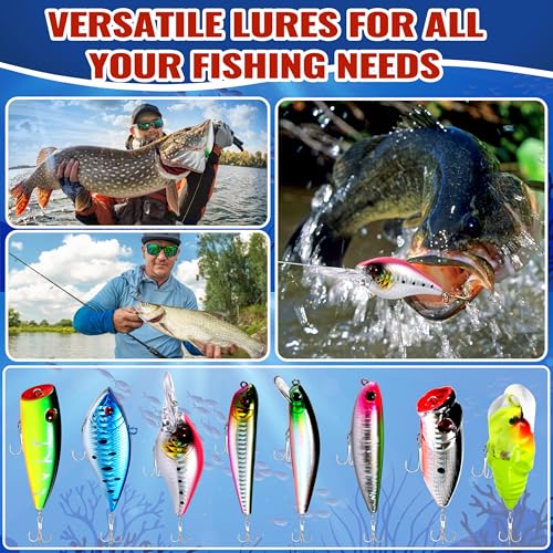 Fishing Advent Calendar 2026 - 24 Days Christmas Countdown Lure Set