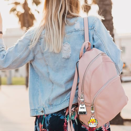 Pabucle Random-200 Bulk Cute Keychain Pack for Car Keys, Purses & Bags