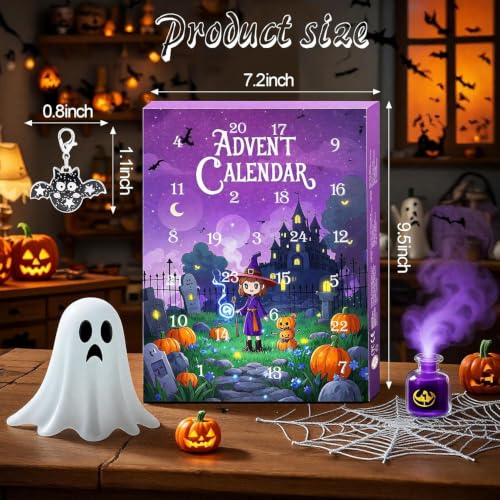 Halloween Advent Calendar 24 Days Spooky Castle DIY Jewelry & Charm Bracelet