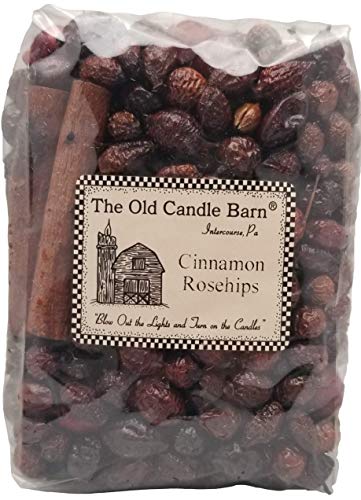 Cinnamon Scented Potpourri with Rosehips - 4 Cup Decorative Botanical Bag