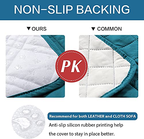 Waterproof Loveseat Slipcover - Washable Non-Slip Furniture Protector