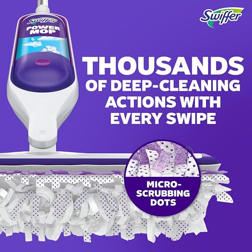 Swiffer PowerMop Multi-Surface Floor Cleaning Kit with Pads and Solution