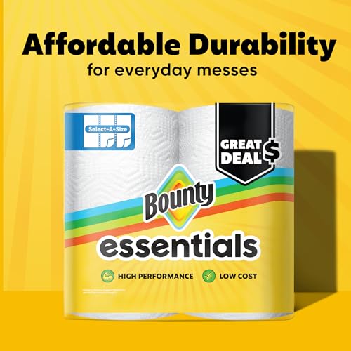 Bounty Essentials Select-A-Size White Paper Towels 6 Double Rolls