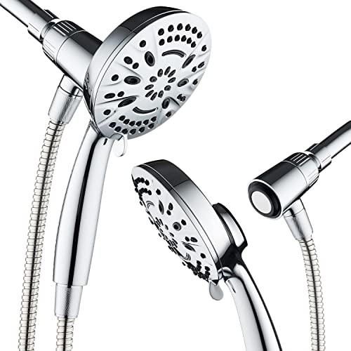 8-Setting High-Pressure Handheld Shower Head with Magnetic Docking
