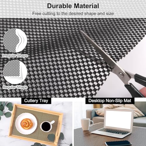 Non-Slip Area Rug Pad - 2x5 Feet Extra Thick PVC Carpet Gripper