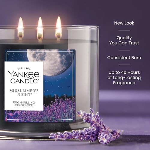 Midsummer's Night Scented Candle - 14.5oz 3-Wick Jar, 40 Hours Burn
