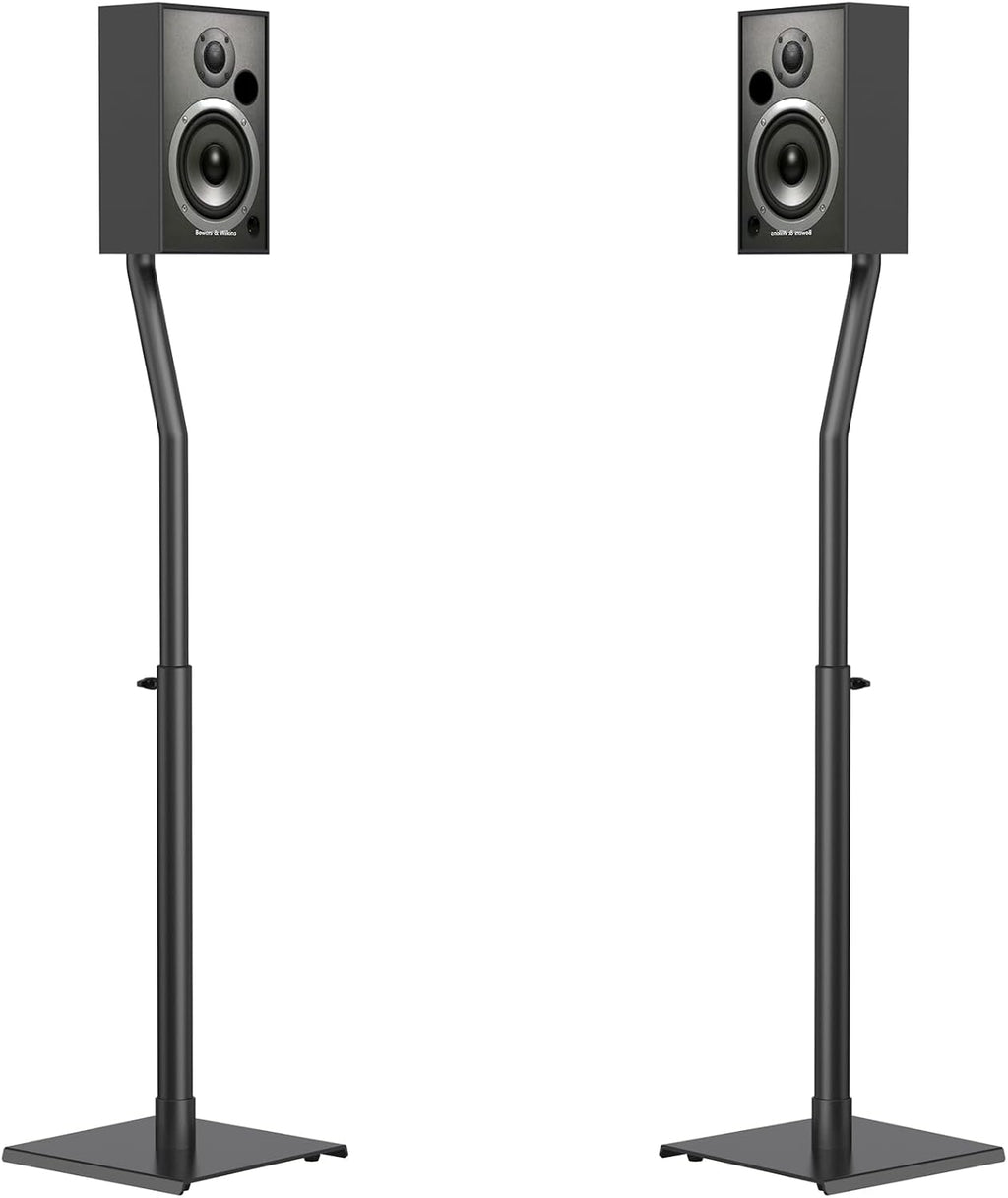 USX MOUNT Universal Speaker Stands - Height Adjustable 30" to 39" for Satellite & Bookshelf Speakers | Supports Up to 11 lbs (Pair)