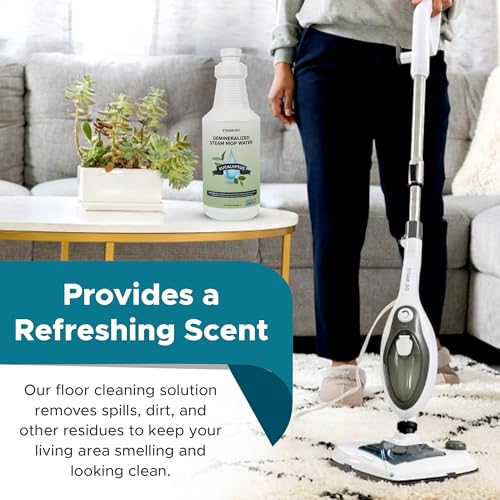 Demineralized Steam Mop Cleaning Solution - Eucalyptus Mint, 32 oz
