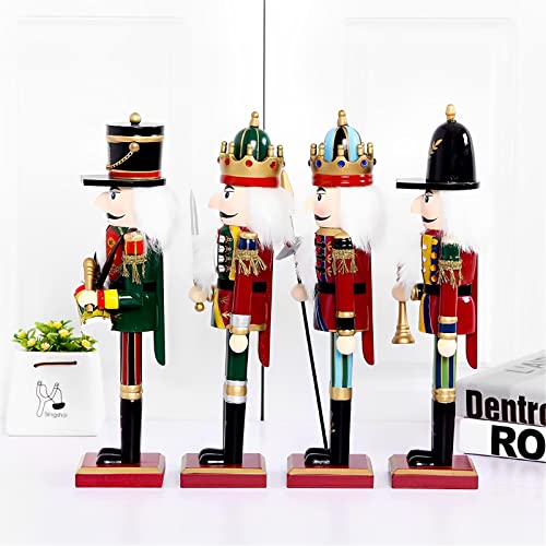 SurpriseSeptember Pikeman Wooden Nutcracker Ornament - 12 Inch Christmas Decor