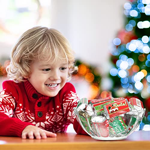 Christmas Mini Candy Wrappers - Santa, Elf, Holiday Labels (90 pcs)