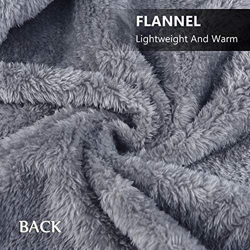 Wearable Fleece Poncho Blanket with Snaps - Soft Plaid Throw for Sofa