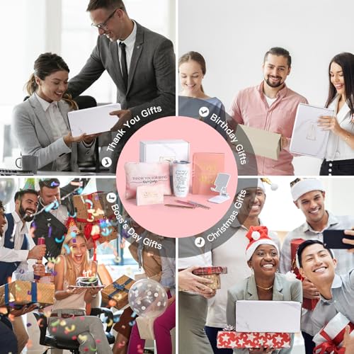 8-Piece Employee Appreciation Gift Set with Tumbler, Notebook, and Accessories