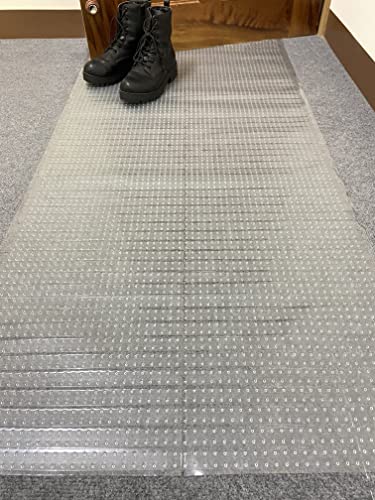 Clear Vinyl Carpet Protector Runner - Waterproof Aisle Guard 2'2" x 29'