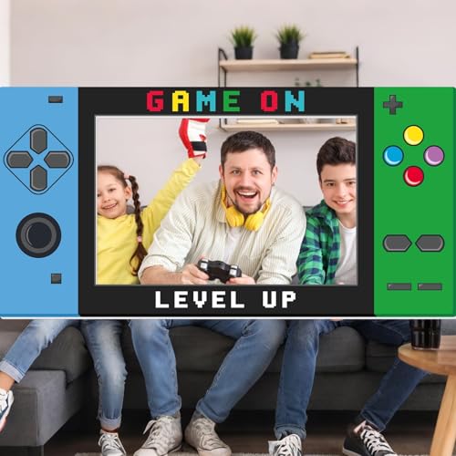 Video Game Photo Booth Frame - Handheld Gaming Party Decoration 31.5 Inch