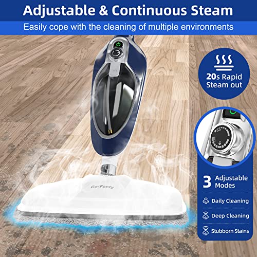 10-in-1 Steam Mop and Handheld Steam Cleaner with 11 Accessories