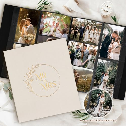 Large Capacity 600-Pocket Photo Album for 4x6 Photos, Linen Hardcover