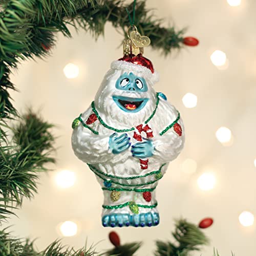 Bumble Glass Blown Christmas Ornament, Handcrafted Holiday Decoration