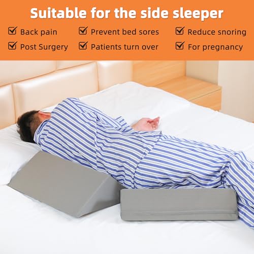 3-in-1 Bed Wedge & Body Positioner Set for Comfort & Support