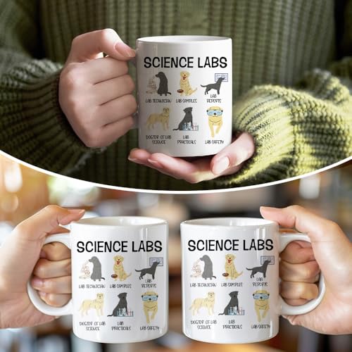 Funny Dog Labrador Coffee Mug 11oz - Cute Science Labs Animal Gift