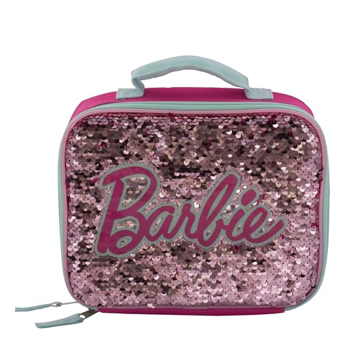 Barbie 4-Piece Flip Sequin School Backpack Set for Girls