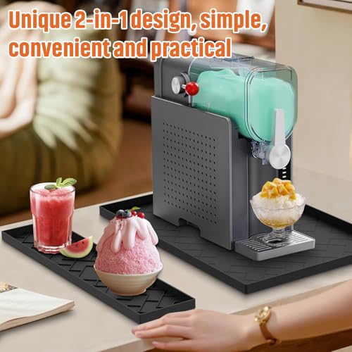 Large Silicone Countertop Protector Mat for Kitchen Appliances - 22.5 x 15 Inch