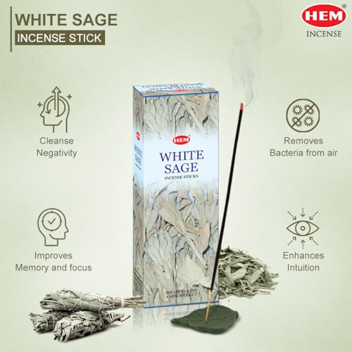 White Sage Incense Sticks 100 Count - Natural Aromatherapy for Meditation