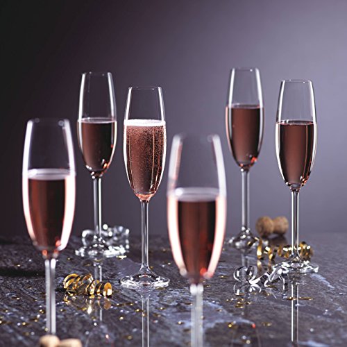 Lenox Tuscany Classics Champagne Flutes Set of 6, 8oz Elegant Stemware for Celebrations
