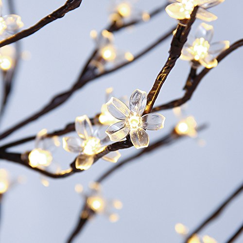 Lightshare 5ft Cherry Blossom LED Tree – Warm White, Indoor/Outdoor Decor