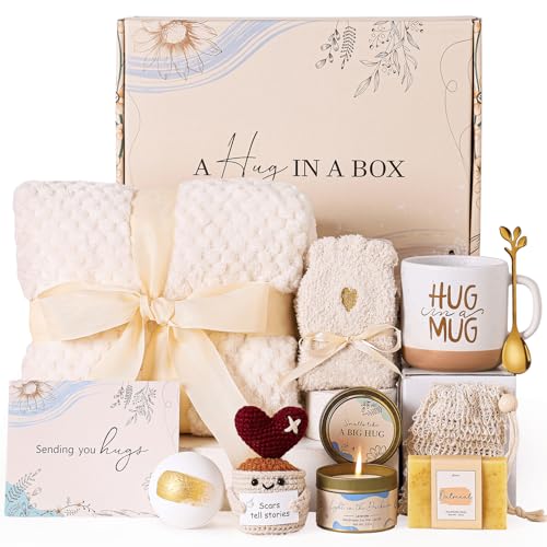 Ivory Get Well Gifts for Women Care Package - Comfort & Wellness Set with Mug