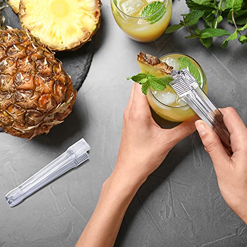 12 Pcs Plastic Candy Buffet Scoops and Tongs Set - Food Serving Utensils