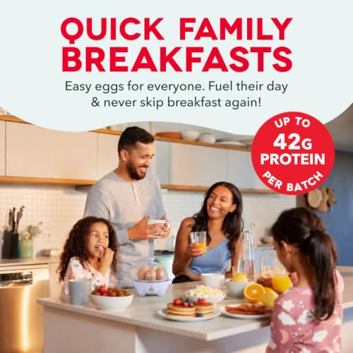 Rapid Electric Egg Cooker - 7-Egg Boiler, Poacher & Omelet Maker