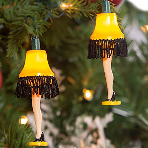 Christmas Story Leg Lamp String Lights - Indoor & Outdoor Holiday Decor