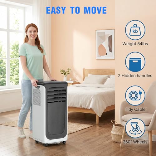 16000 BTU Portable Air Conditioner 3-in-1 AC Unit with WiFi & Remote
