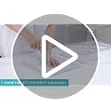 Clear Stackable Closet Storage Drawers 15QT Medium 4 Pack