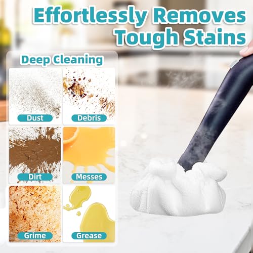 Microfiber Steam Cleaner Bonnet Pads - 10 Pack Washable Triangular Mop Covers