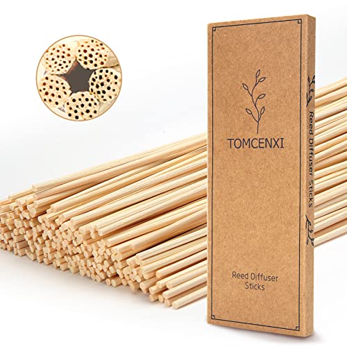 120-Piece Natural Rattan Reed Diffuser Sticks, 10-Inch Aroma Refill Reeds