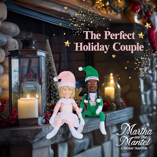 Martha Stewart Martha on a Mantle 12-Inch Holiday Plush Collectible