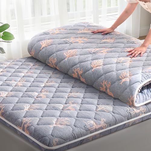 9-Layer Queen Mattress Topper - Foam Back Pain Relief & Comfort