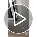 Hasipu White 28x20 Inch LED Lighted Makeup Vanity Mirror with Dimmable Touch Control
