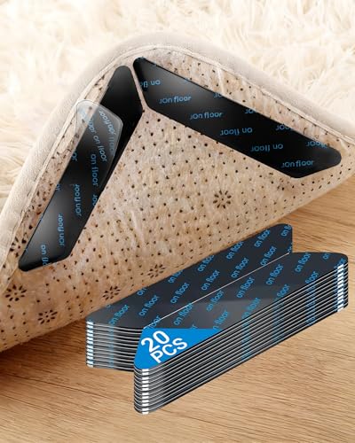 20-Piece Non-Slip Rug Gripper Set for Hardwood and Tile Floors