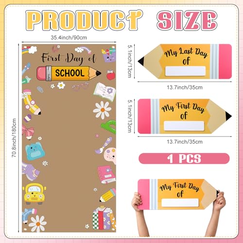 5 Pcs First and Last Day of School Photo Booth Props Set