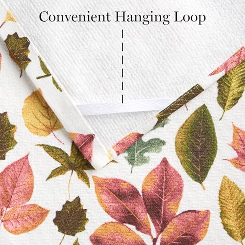 Autumn Harvest Kitchen Towels 3-Piece Set, 100% Cotton, 16"x28"