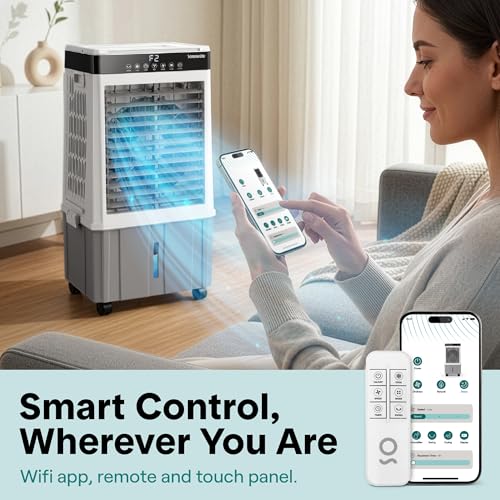Portable Evaporative Air Cooler 2200 CFM 21L Tank with Remote Control