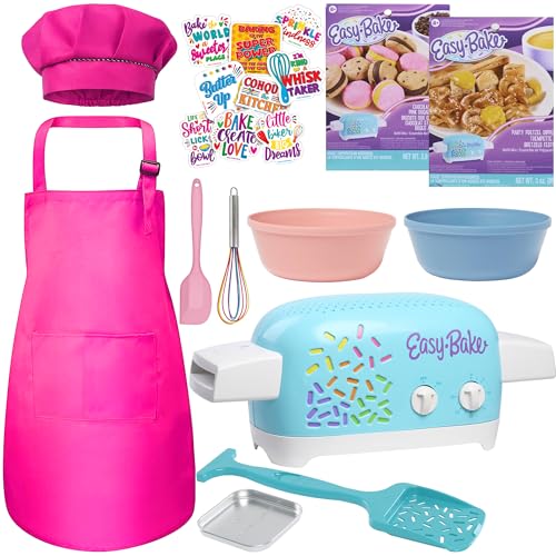 Kids Electric Baking Oven Set with Refill Mixes and Cooking Tools