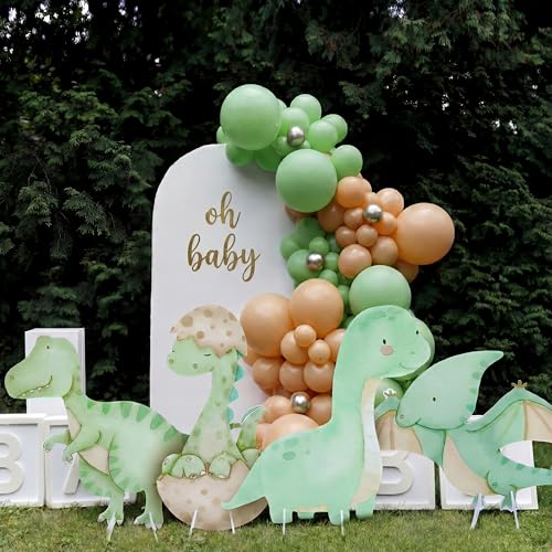 4 Pcs Large Dinosaur Party Decorations for Baby Shower and Birthday Parties