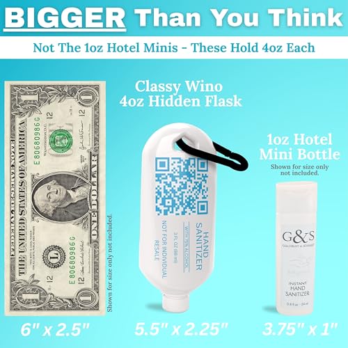 Discreet 3-Pack Travel Flask Set - 4oz Lotion-Style Liquor Bottles with Leak-Proof Spouts & Carabiner - BPA-Free & Portable for Cruises, Festivals, and Outdoor Use
