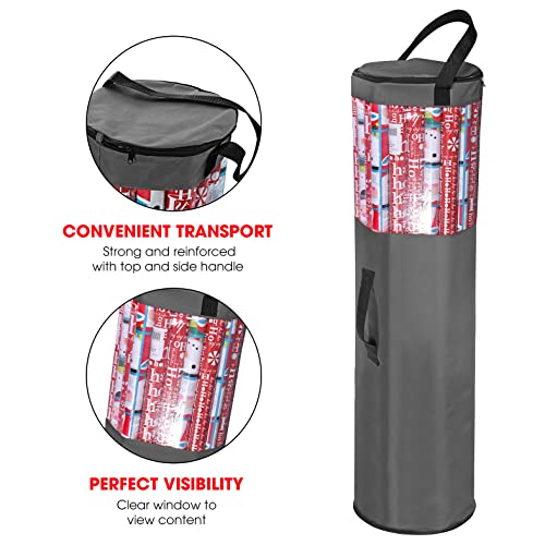 Wrapping Paper Storage Bag 42-Inch Under Bed Gift Wrap Organizer