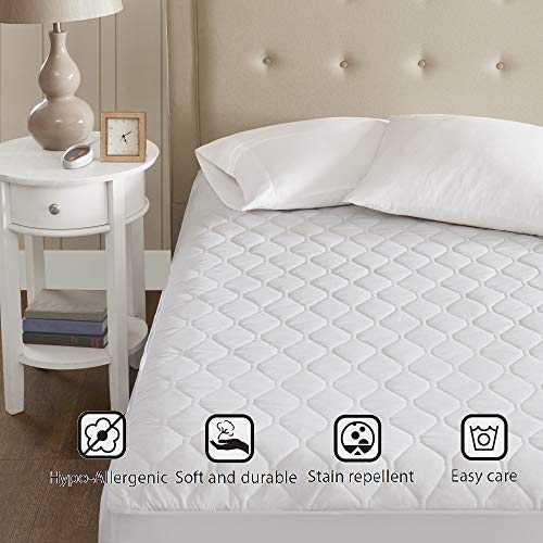 Heated Mattress Pad - Electric Bed Warmer with 5 Heat Settings, Auto Shut Off, Machine Washable, Queen Size