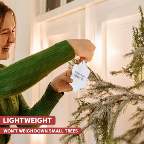 3-Inch Gilmore Girls Snowflake Ornament - Porcelain Holiday Decoration