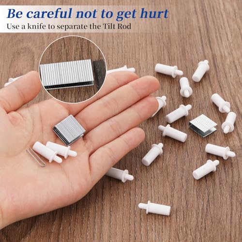 40-Piece Plantation Shutter Repair Kit with Louver Staples and Pins